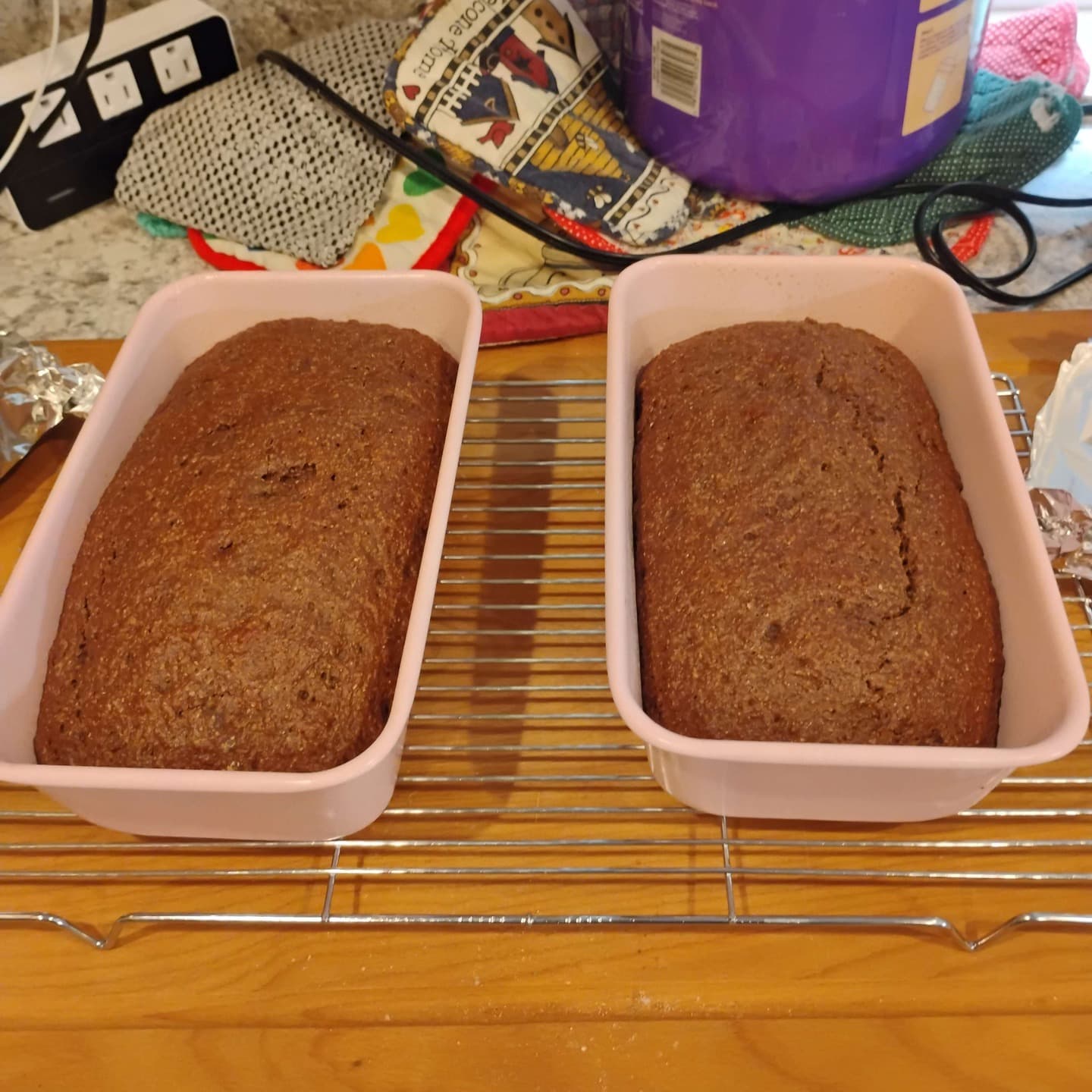 <p>We aren't just about making with wood and resin: Baking is Making! Kam made this bread using whole grain flour boosted with protein powder as a great way to start his day.</p>