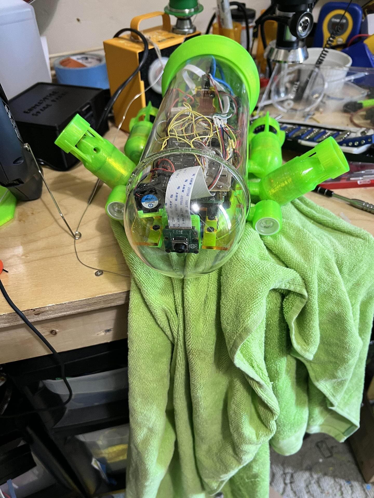 <p>“Hi! I’m Steve — a maker at heart with a passion for 3D printing, electronics, and building robots. Right now, I’m working on an ROV submarine and a self-guiding robot that I hope will one day become a cat toy (though my cats are still a little suspicious... work in progress!). When I’m not tinkering with circuits, I’m making music — I play bass and guitar and I sing with the Seattle Men’s Chorus.”<br><br>Join the chat on Discord to hear more from Steve (Obi Wan Jacoby). Link on our website <a target="_blank" class="auto" href="https://www.sparkcreatives.org/community">https://www.sparkcreatives.org/community</a></p>